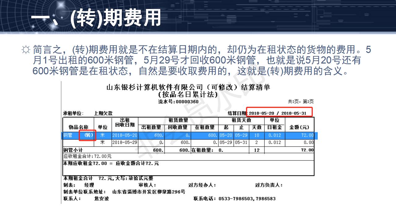 問題20--(轉)期費用、上期欠款和永久欠款